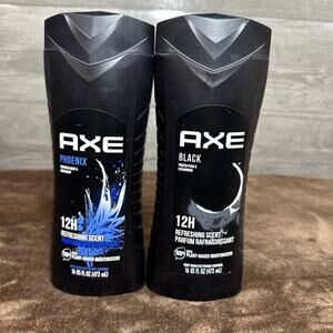 2 Axe Plant-Based Body Wash Phoenix Mint & Rosemary & Black Pear & Cedarwood 12H